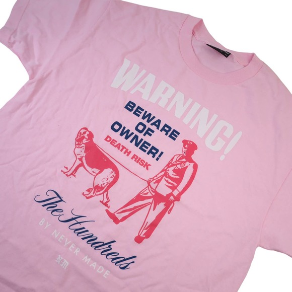 The Hundreds x Never Made Warning Graphic T Shirt - Picture 2 of 8